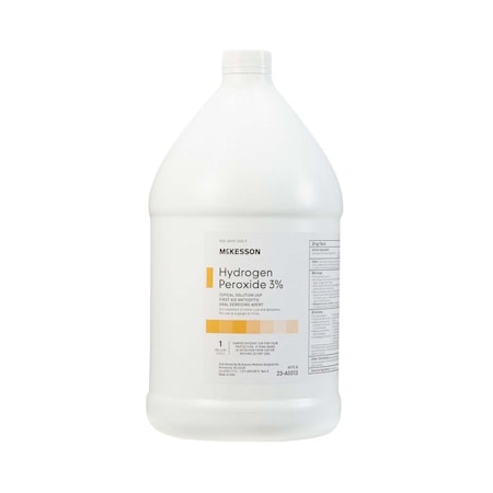 Mckesson Hydrogen Peroxide Antiseptic, 1 gal. Bottle, 4PK 23-A0013